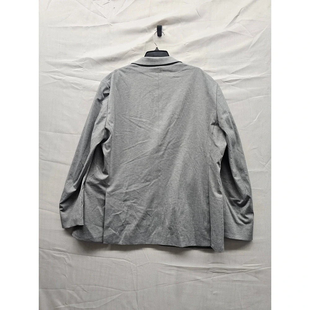 DKNY Mens Travel Knit Blazer Grey Sport Coat Size 48 XL‎ DETO14ZW0059